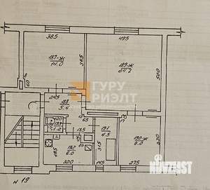 3-к квартира, вторичка, 65м2, 2/2 этаж
