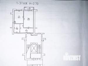 1-к квартира, вторичка, 41м2, 1/6 этаж