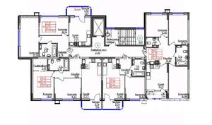 2-к квартира, строящийся дом, 58м2, 8/9 этаж