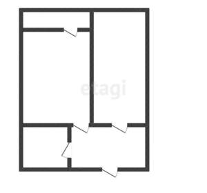 1-к квартира, вторичка, 42м2, 3/11 этаж