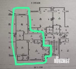 2-к квартира, вторичка, 75м2, 5/9 этаж