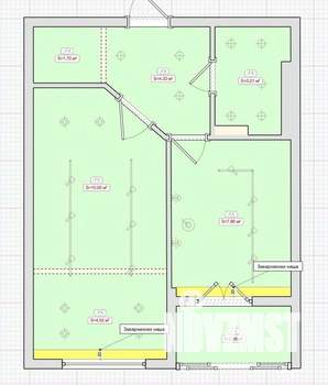 1-к квартира, вторичка, 36м2, 5/9 этаж
