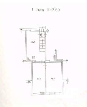 2-к квартира, вторичка, 48м2, 1/2 этаж