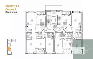 2-к квартира, вторичка, 55м2, 2/9 этаж