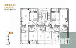 1-к квартира, вторичка, 37м2, 6/9 этаж