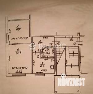 2-к квартира, вторичка, 37м2, 1/5 этаж