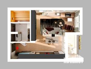 1-к квартира, вторичка, 41м2, 7/13 этаж