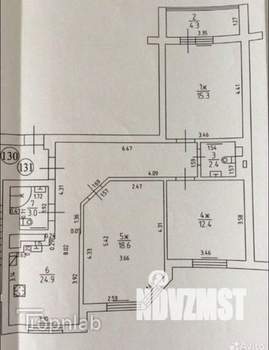 3-к квартира, вторичка, 78м2, 5/9 этаж
