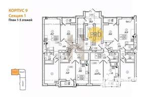 2-к квартира, вторичка, 51м2, 3/8 этаж