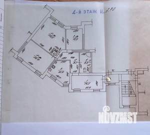 3-к квартира, вторичка, 105м2, 4/4 этаж