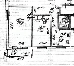 2-к квартира, вторичка, 45м2, 3/5 этаж