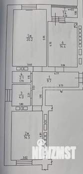 2-к квартира, вторичка, 65м2, 13/13 этаж