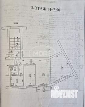 3-к квартира, вторичка, 63м2, 3/5 этаж