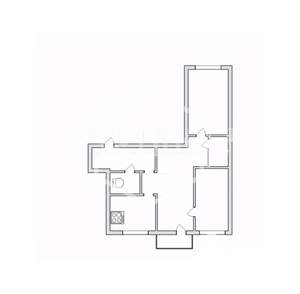 3-к квартира, вторичка, 57м2, 2/5 этаж