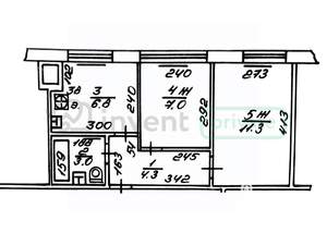 2-к квартира, вторичка, 32м2, 4/5 этаж