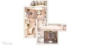 2-к квартира, вторичка, 79м2, 1/4 этаж