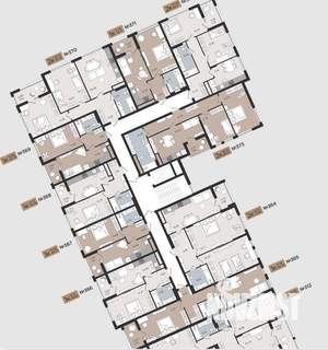2-к квартира, строящийся дом, 59м2, 6/10 этаж