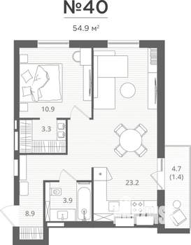 Фото квартиры на продажу (1)