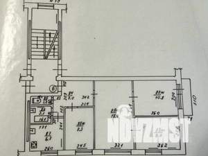 3-к квартира, вторичка, 62м2, 5/5 этаж