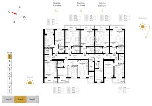 1-к квартира, вторичка, 34м2, 9/9 этаж