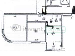 2-к квартира, вторичка, 64м2, 2/12 этаж