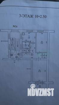 2-к квартира, вторичка, 51м2, 3/5 этаж