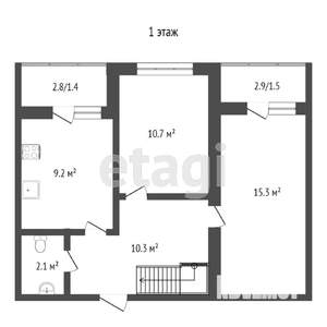 3-к квартира, вторичка, 80м2, 5/5 этаж