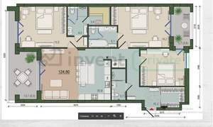 4-к квартира, вторичка, 126м2, 5/11 этаж