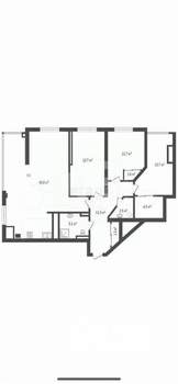 3-к квартира, вторичка, 112м2, 16/16 этаж