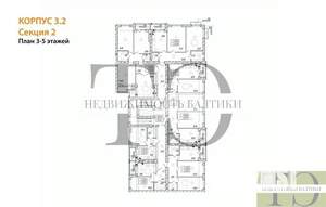 2-к квартира, вторичка, 56м2, 3/9 этаж