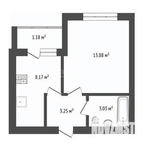 1-к квартира, вторичка, 30м2, 9/10 этаж