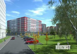 2-к квартира, строящийся дом, 55м2, 1/9 этаж