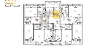 2-к квартира, вторичка, 55м2, 10/10 этаж