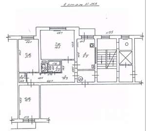 3-к квартира, вторичка, 67м2, 8/10 этаж