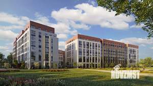 1-к квартира, строящийся дом, 35м2, 3/8 этаж