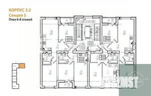 2-к квартира, вторичка, 56м2, 8/9 этаж