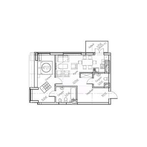 1-к квартира, вторичка, 62м2, 6/8 этаж