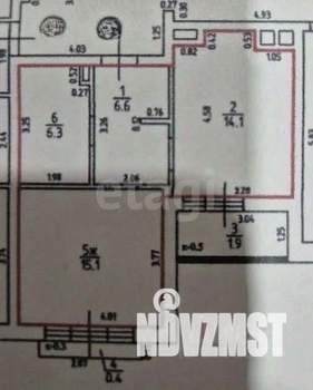 1-к квартира, вторичка, 44м2, 8/12 этаж