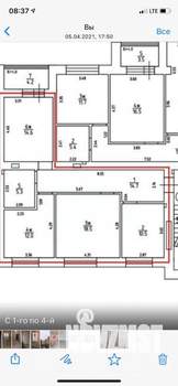 3-к квартира, вторичка, 81м2, 9/9 этаж