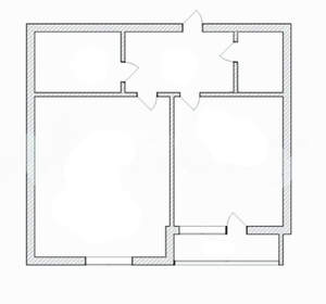 1-к квартира, вторичка, 42м2, 10/13 этаж