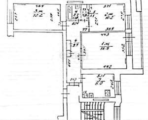 3-к квартира, вторичка, 64м2, 6/9 этаж