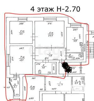3-к квартира, вторичка, 93м2, 4/5 этаж