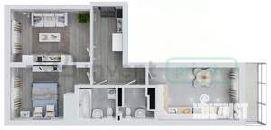 2-к квартира, вторичка, 58м2, 2/9 этаж
