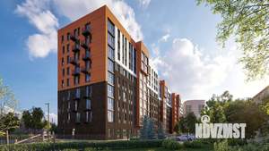 2-к квартира, строящийся дом, 55м2, 13/18 этаж