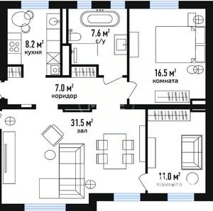 Фото квартиры на продажу (2)