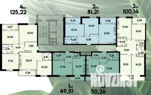 1-к квартира, сданный дом, 50м2, 13/15 этаж