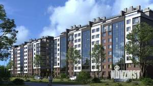 3-к квартира, строящийся дом, 86м2, 1/9 этаж