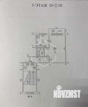 1-к квартира, вторичка, 32м2, 5/5 этаж