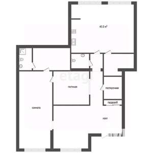 4-к квартира, вторичка, 155м2, 1/10 этаж