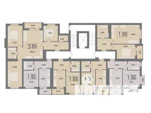 1-к квартира, строящийся дом, 29м2, 7/9 этаж